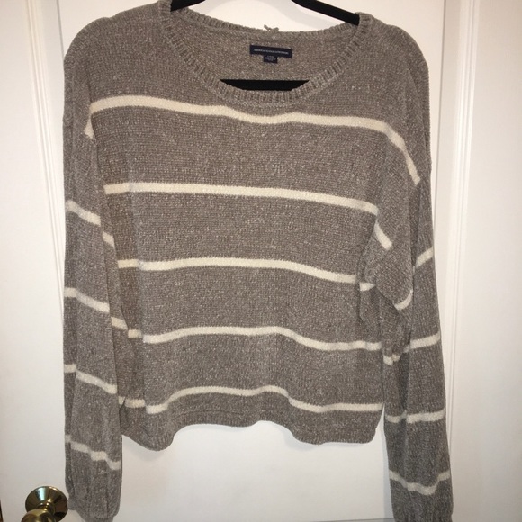 American Eagle Chenille balloon sleeve sweater - Picture 1 of 2